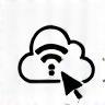 Online icon representing convenience